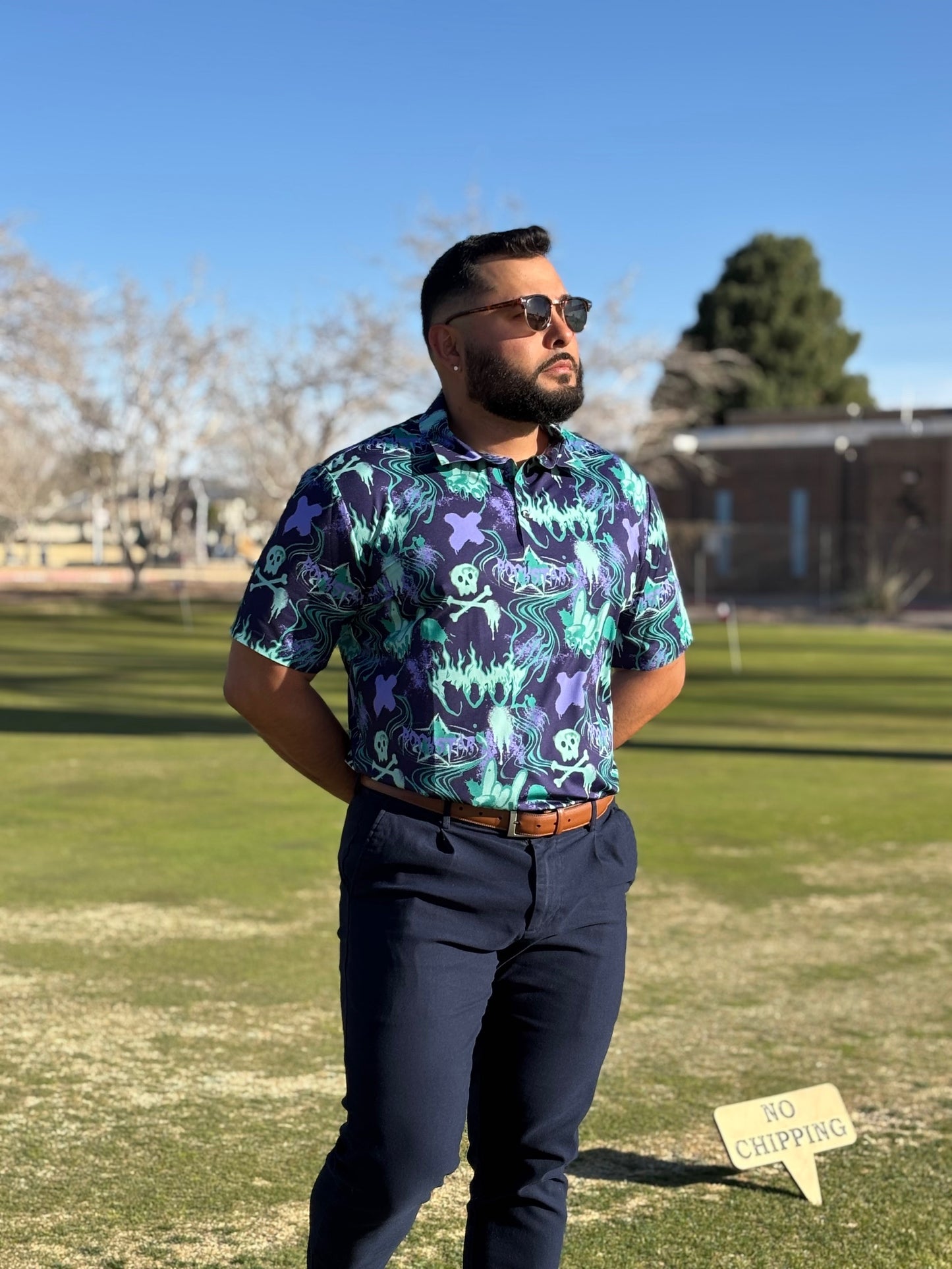 Men's Skull & Crossbones Polo