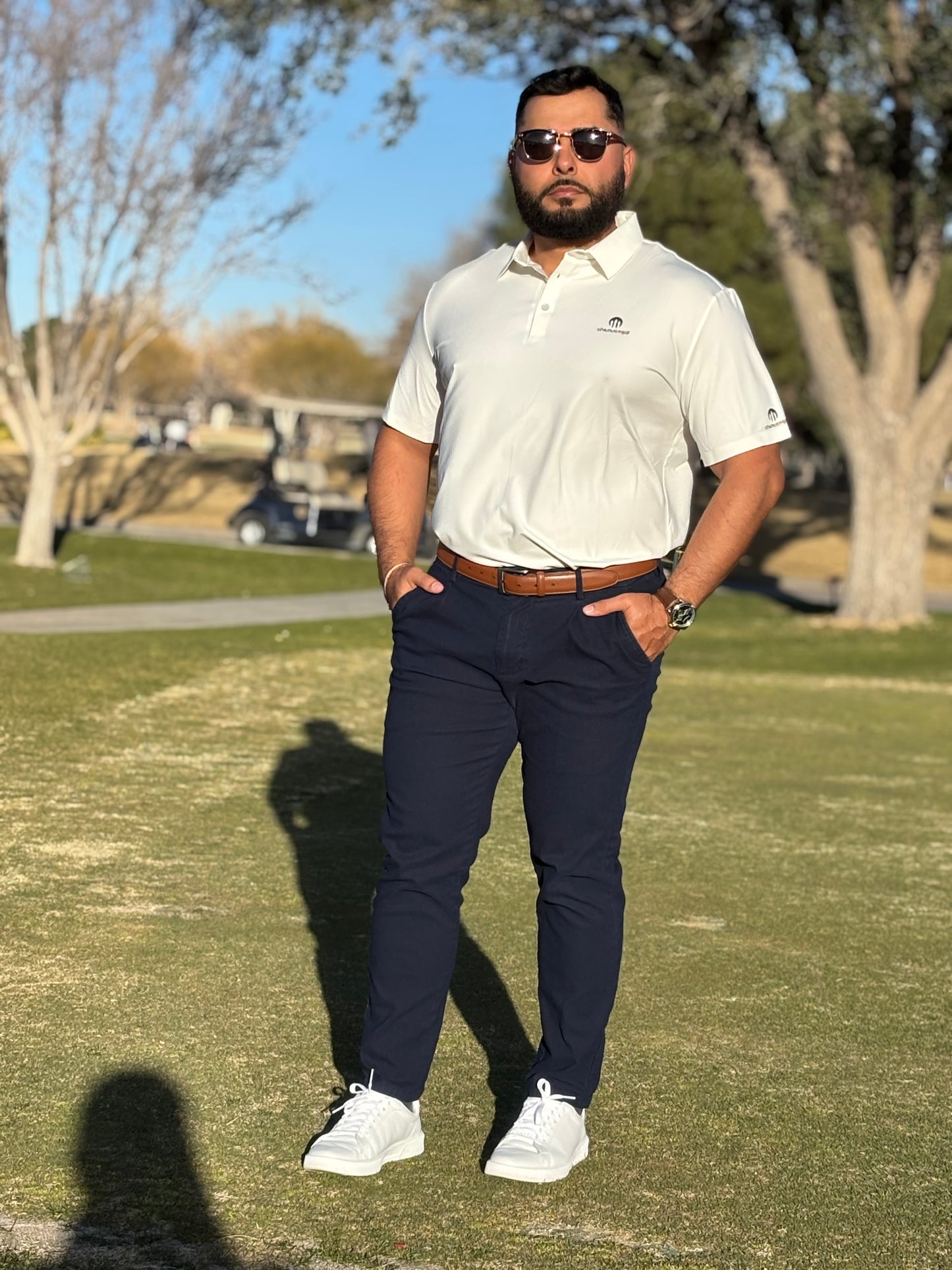 Chamuco Golf White Polo